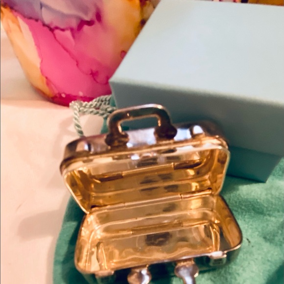Tiffany & Co Suitcase Pillbox *Retired and Rare* - Picture 7 of 10